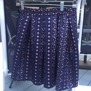 Stunning royal blue and gold skirt